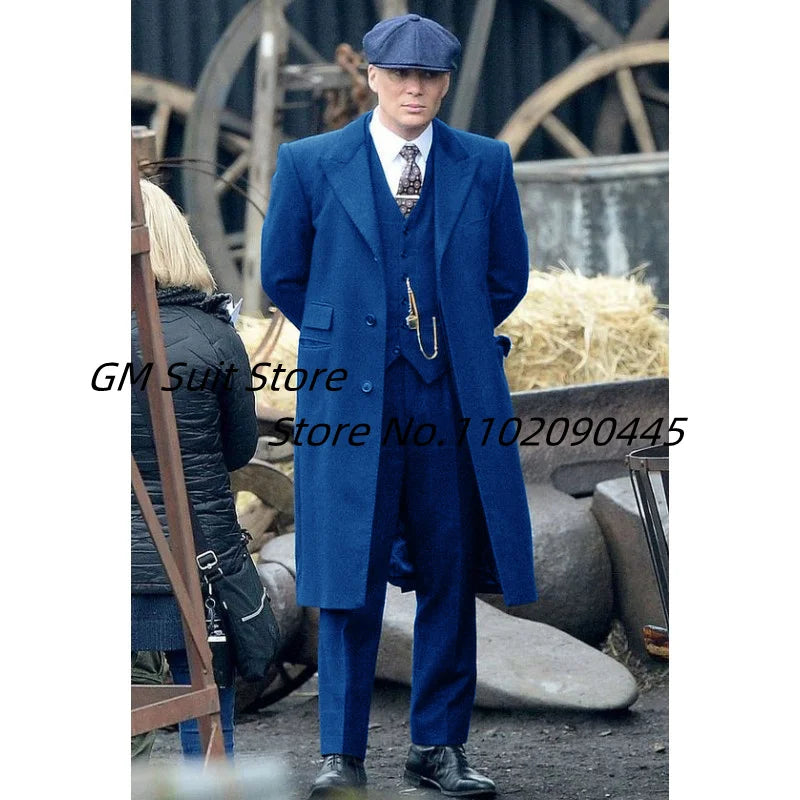 Men's Suit 3-piece Suit Lapel Collar S