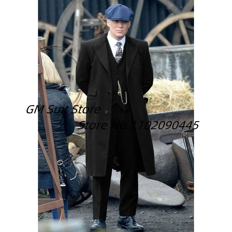 Men's Suit 3-piece Suit Lapel Collar S