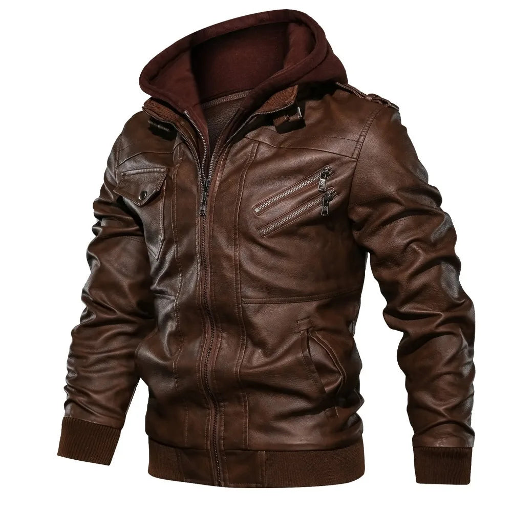 Motorcycle PU Jackets, Biker Leather Outerwear