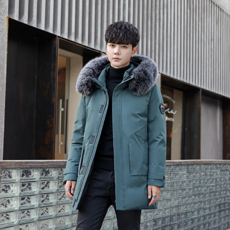 Waterproof Men Parka Winter Jacket